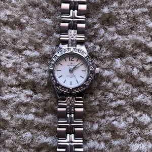 Women’s Silver Invicta Watch with Diamond Accents